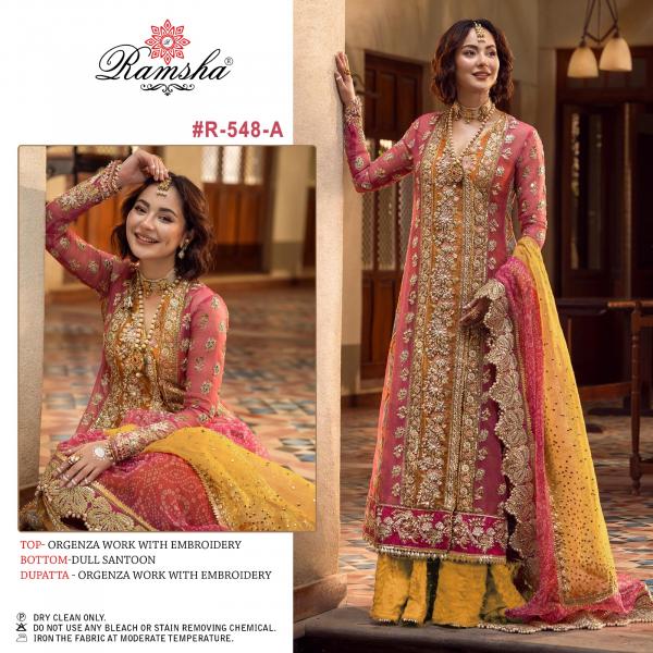 Ramsha R 548 Nx Festice New Designer Paistani Suit Collection